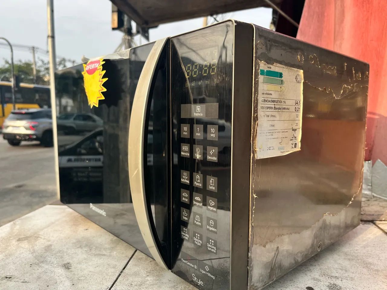 VENDE-SE MICROONDAS PANASONIC - Foto 2