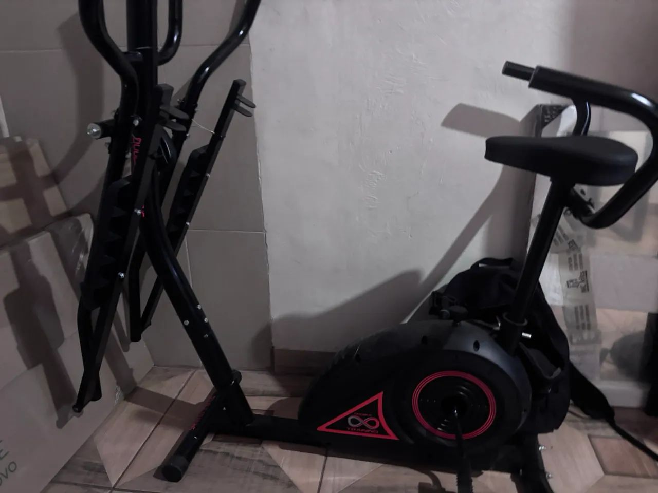     Vendo Elíptico 2 em 1 com Bicicleta Ergométrica - Foto 3