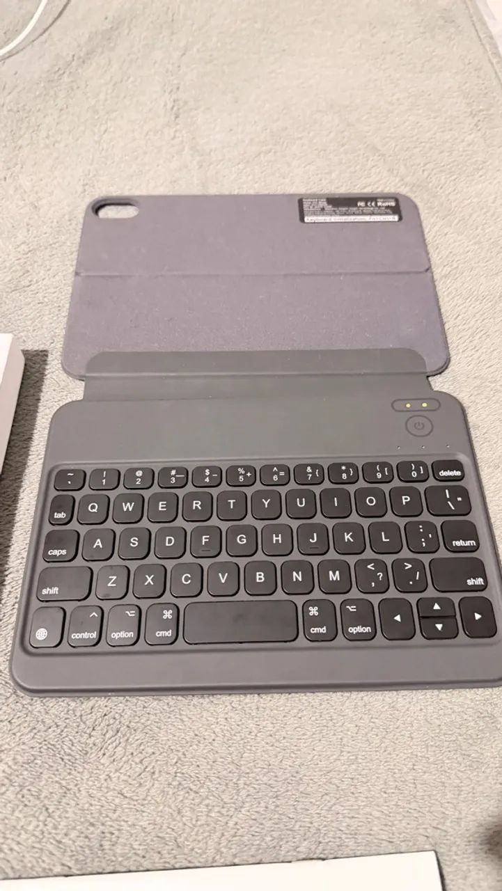 Capa com Teclado Bluetooth para iPad Mini 6 F22 + Caixa - Foto 4