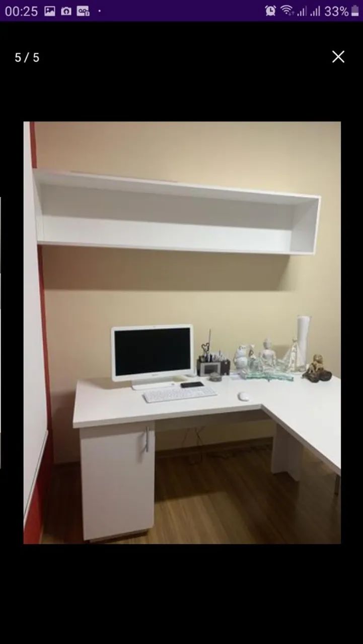 Mesa em L de MDF OPORTUNIDADE!! - Foto 2