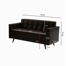 Sofá Retrô 1,75m - (Entregamos Df e Entorno)! - Foto 3