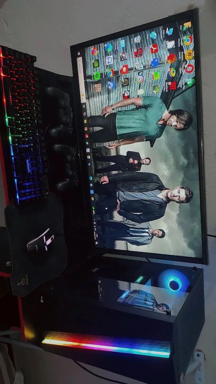 Pc Gamer i7 SSD 480GB + Nvidia GE force Rtx 3050 6GB! TV 32 polegadas! - Foto 2