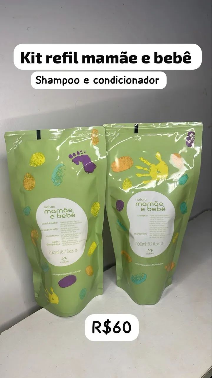 Kit mamãe e bebê natura 