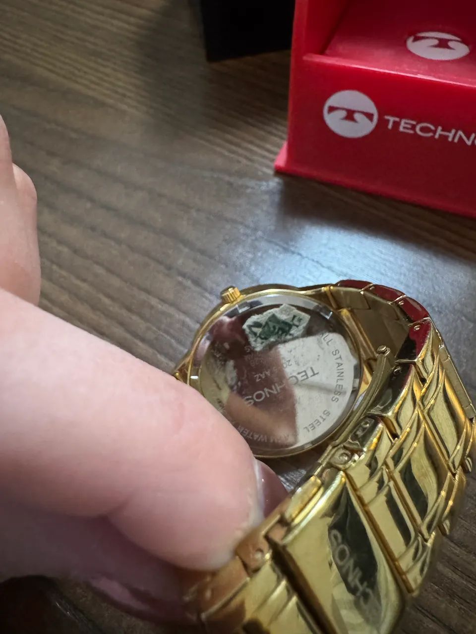 relógio feminino Technos dourado - Foto 3