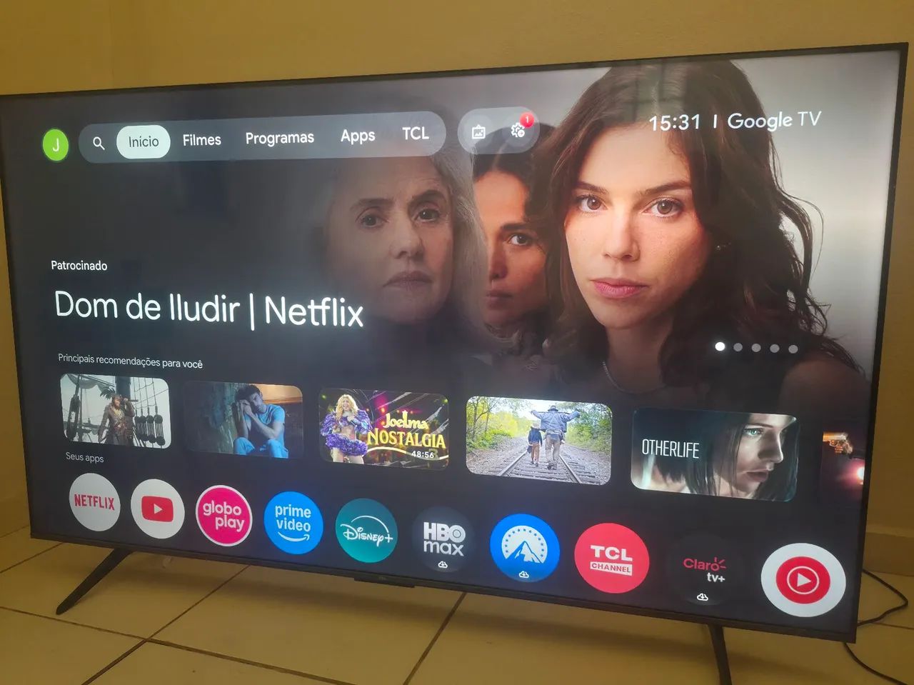 Tv de 65 polegadas