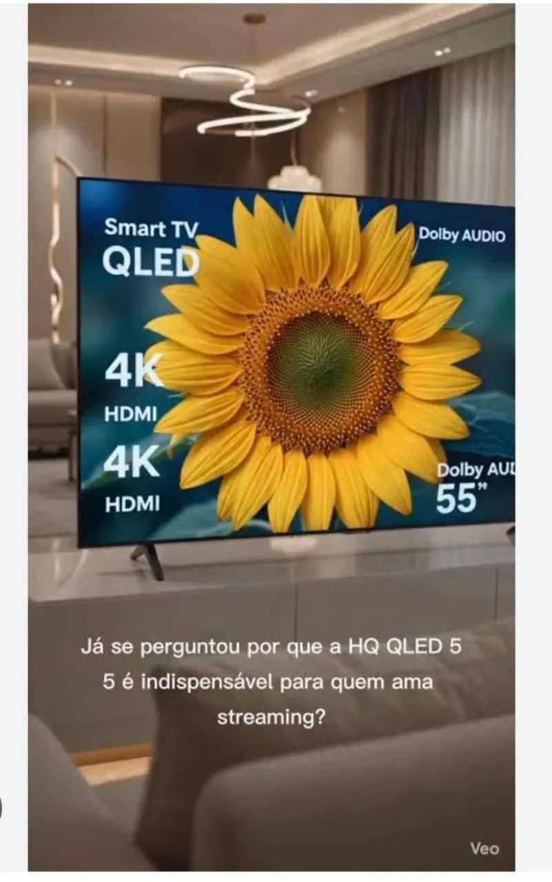 SMART TV QLED 55 POLEGADAS HQ - Foto 2