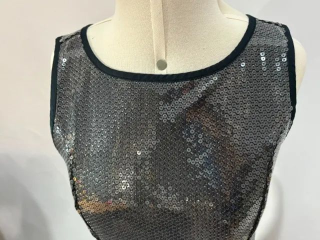 Vestido preto em paetês - Foto 2
