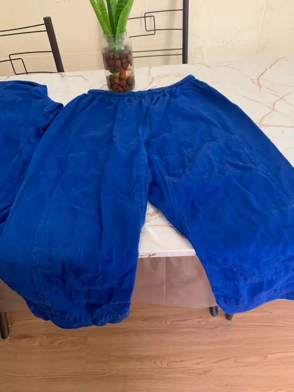 Kimono completo de judô tamanho 14 azul - Foto 3