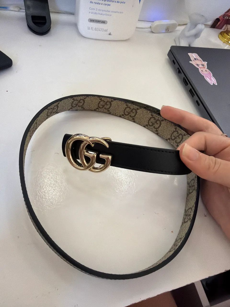 Cinto Gucci original com nota fiscal  - Foto 3