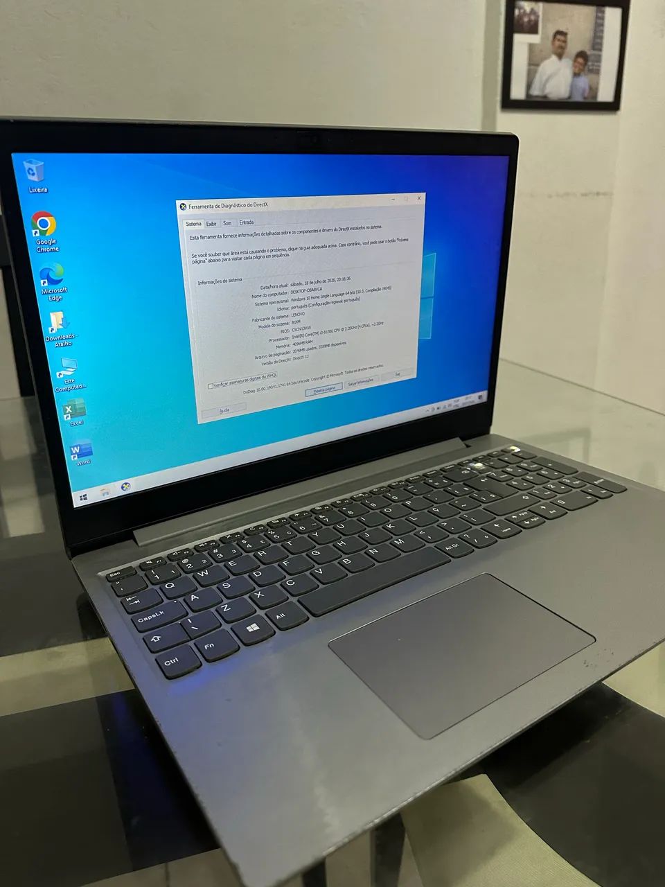 Notebook Lenovo core i3 geração 8 - Foto 4