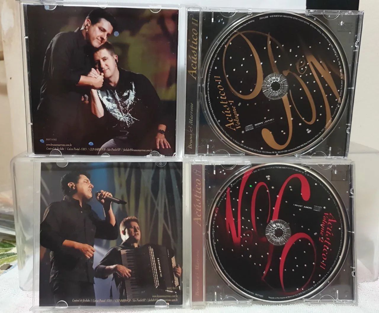Lote CDs Bruno e Marrone Acústico II volumes 1 e 2 - Foto 4