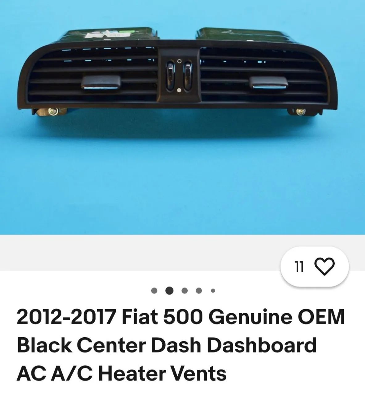 Saída de Ar Fiat 500  - Foto 4
