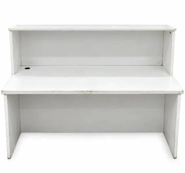 Balcão Atendimento Recepção Consultório Branco MDF Usado