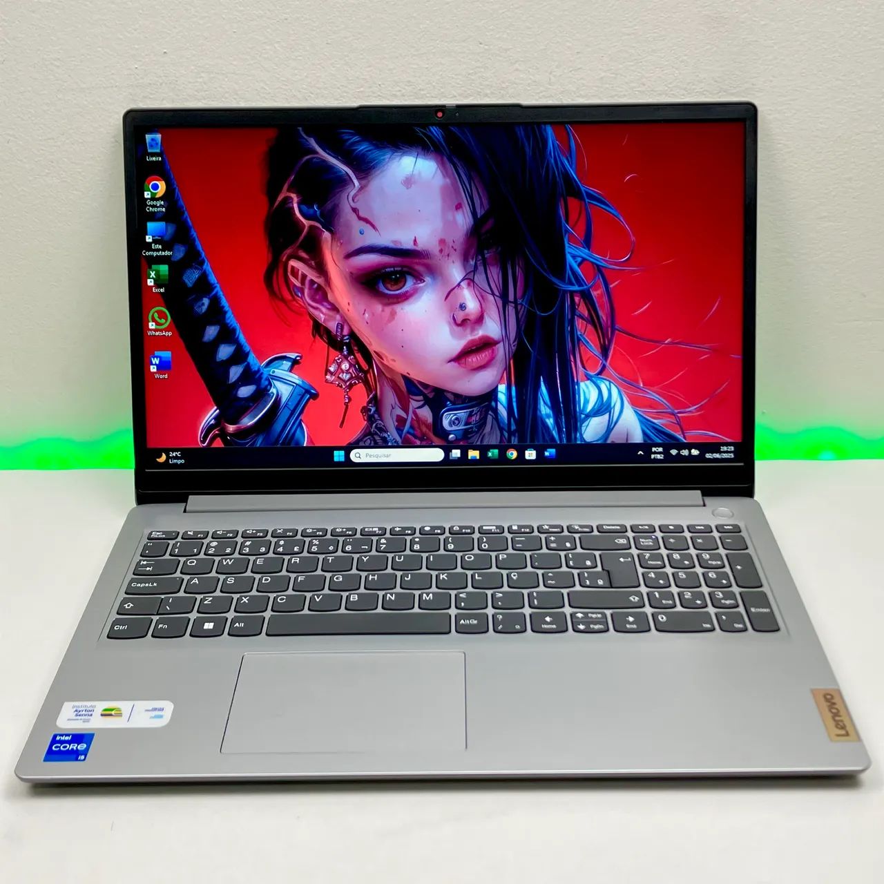 Notebook LENOVO i5 12th: SSD 512gb | 8gb RAM | Top de linha