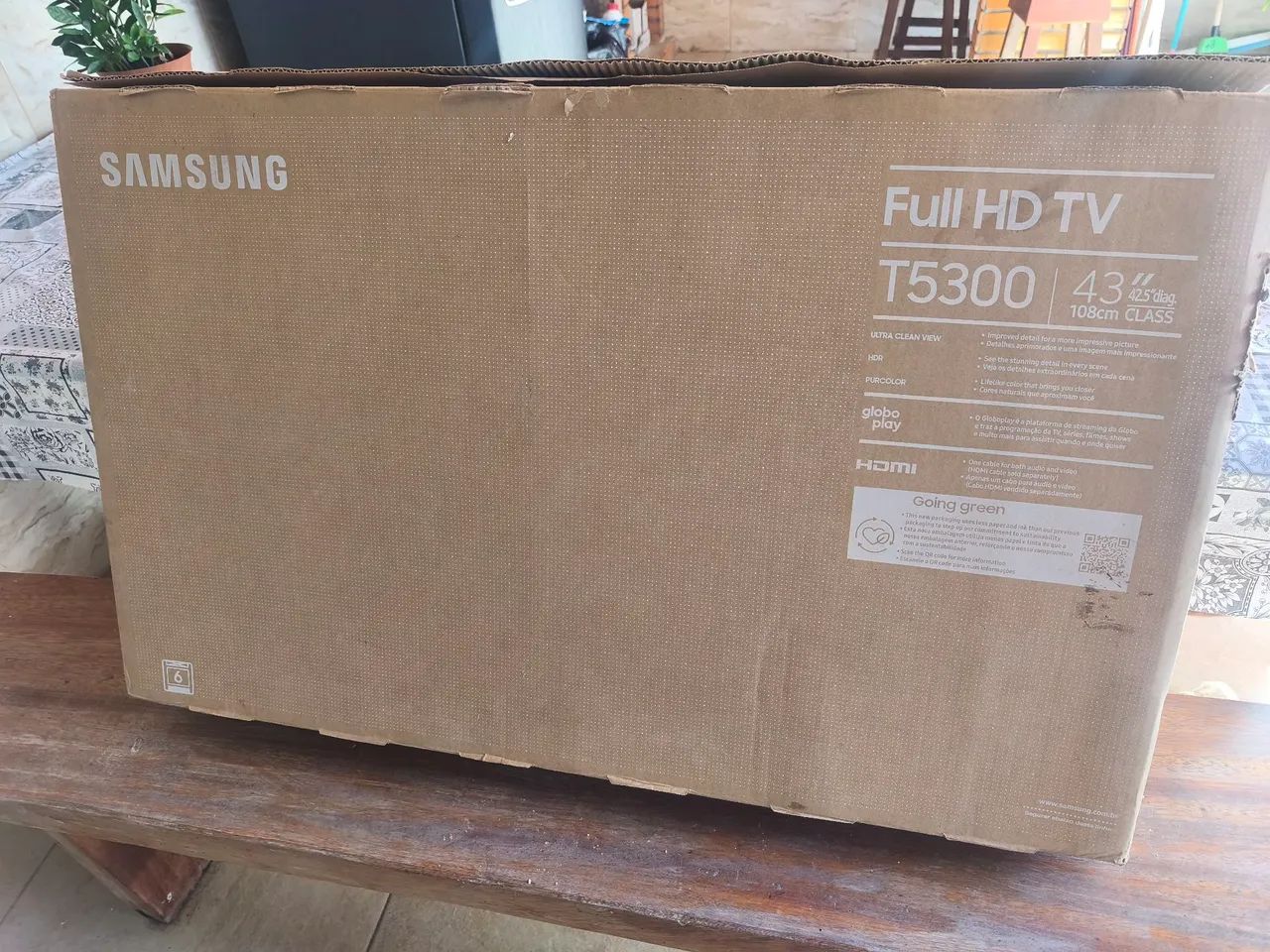 TELEVISAO SAMSUNG 43" COM TELA TRINCADA - Foto 5