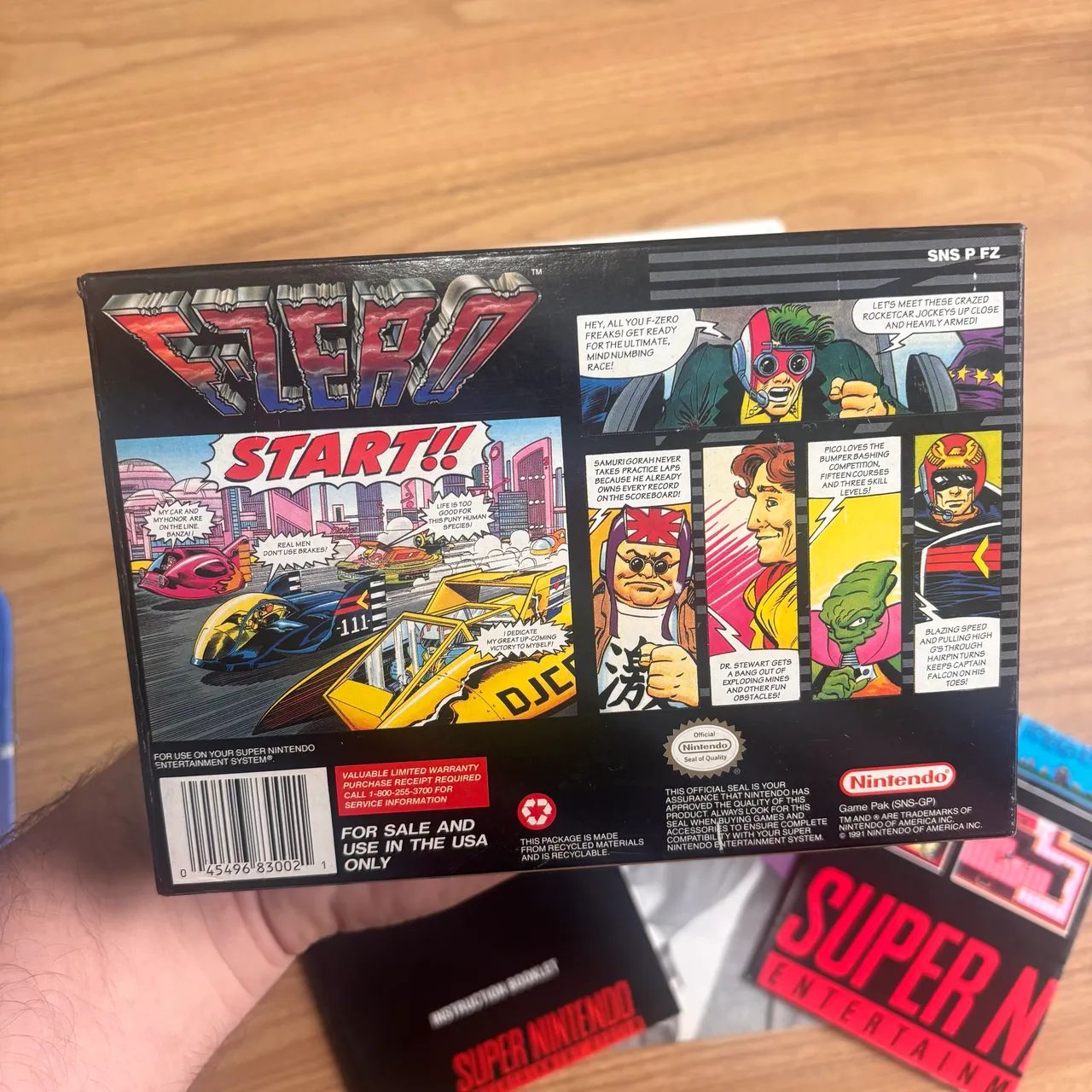 F-Zero - Super Nintendo - CIB - Foto 3