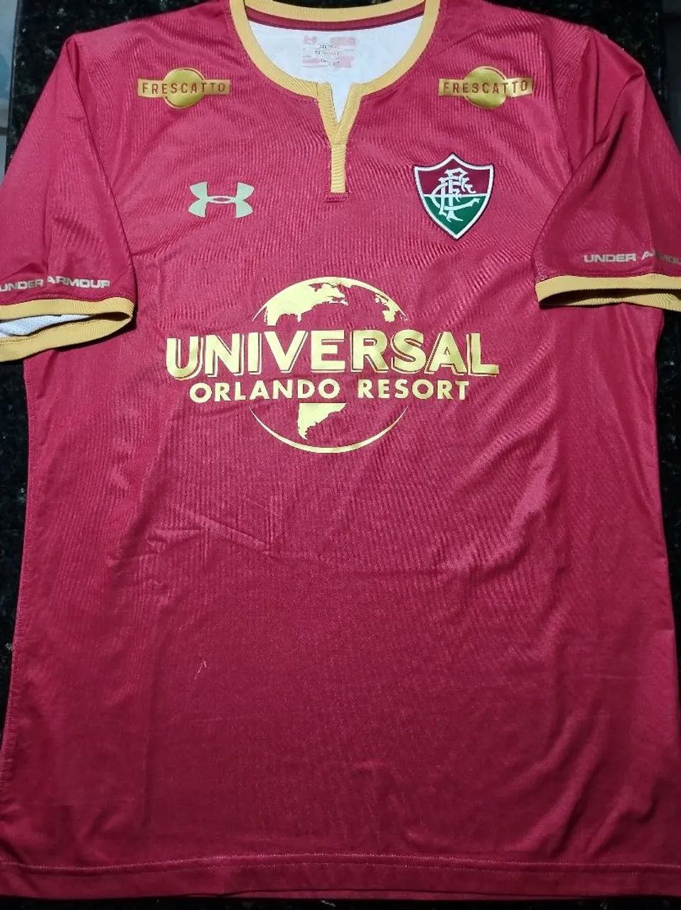 Camisa Fluminense Under Armour Grená 2017 jogador 