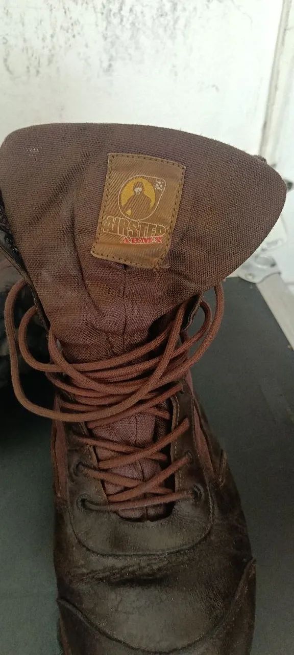 Bota tática Air step usada - Foto 4