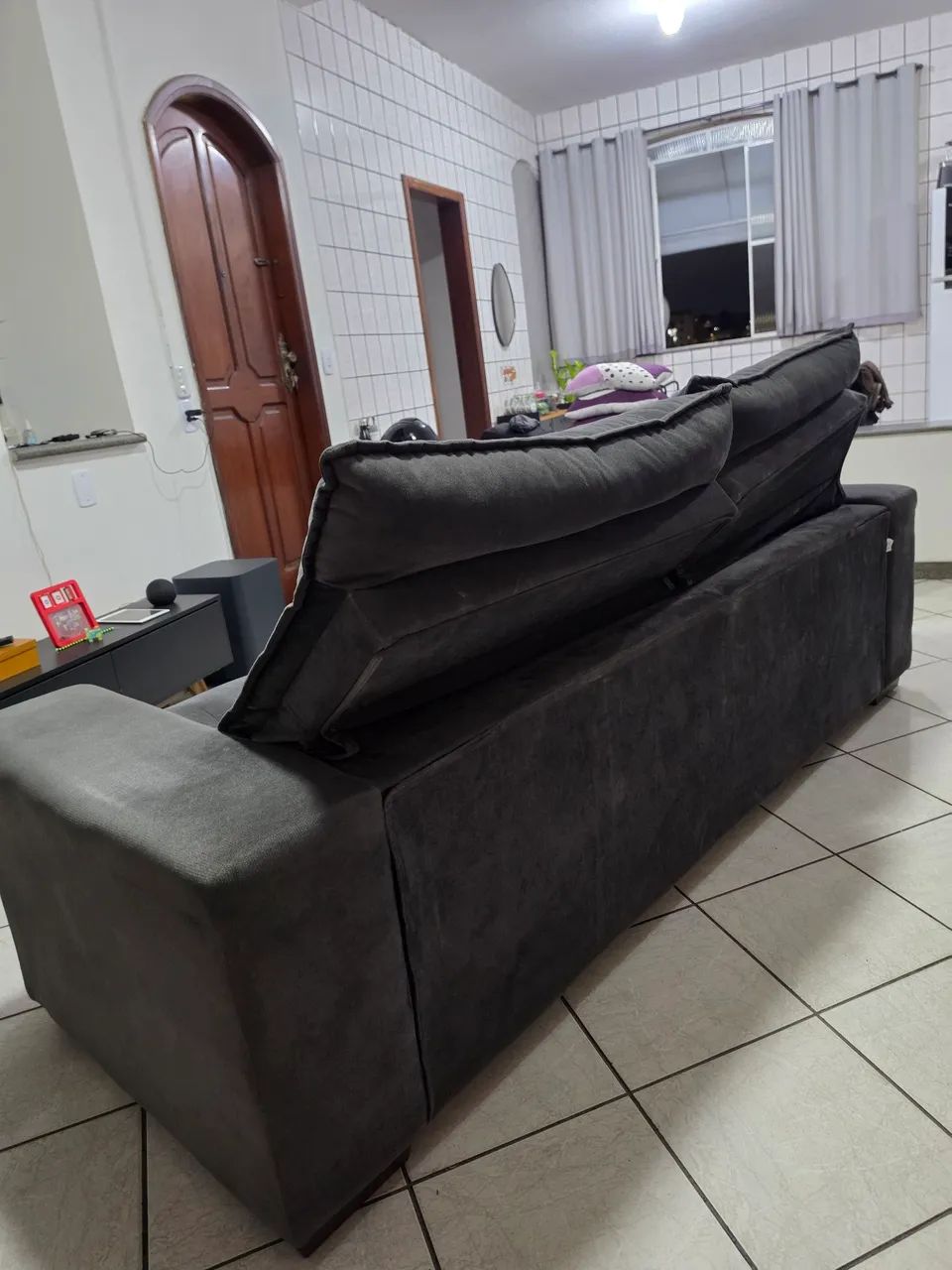 Sofá Retrátil + Rack Para Sala - Foto 3