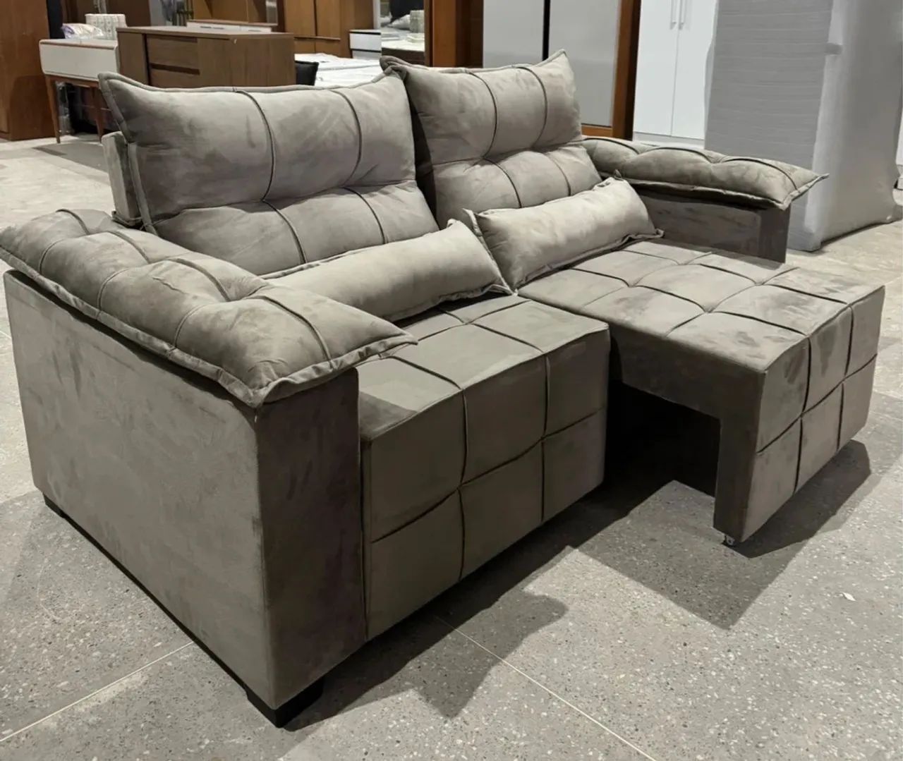Sofá Retrstil Reclinavel Espanha no Jolie em mega Promoção! - Foto 5