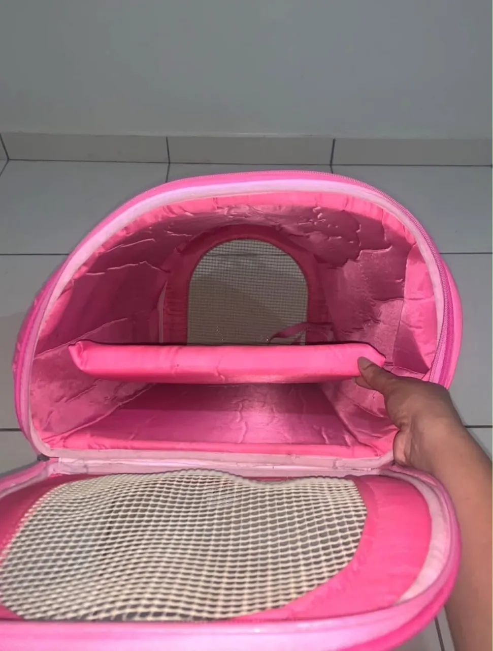 Bolsa de Transporte da cor Rosa - Foto 3