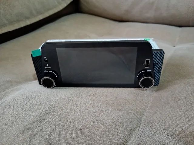 Central Multimídia Mp5 1din 5'' Sem Fio Carplay Android Auto + câmera de ré 