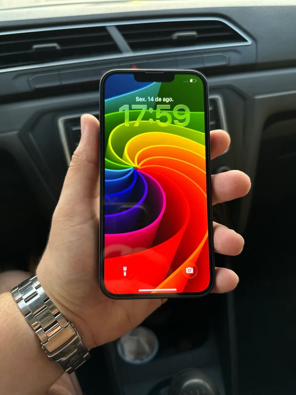 iPhone 13 128gb com nota fiscal, caixa e todos acessórios!  - Foto 3