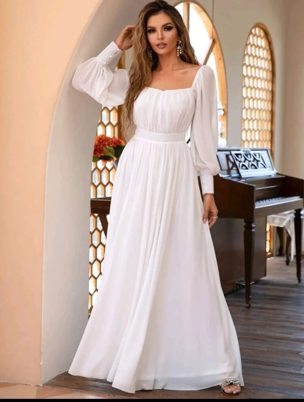 Vestido de casamento branco - Foto 4
