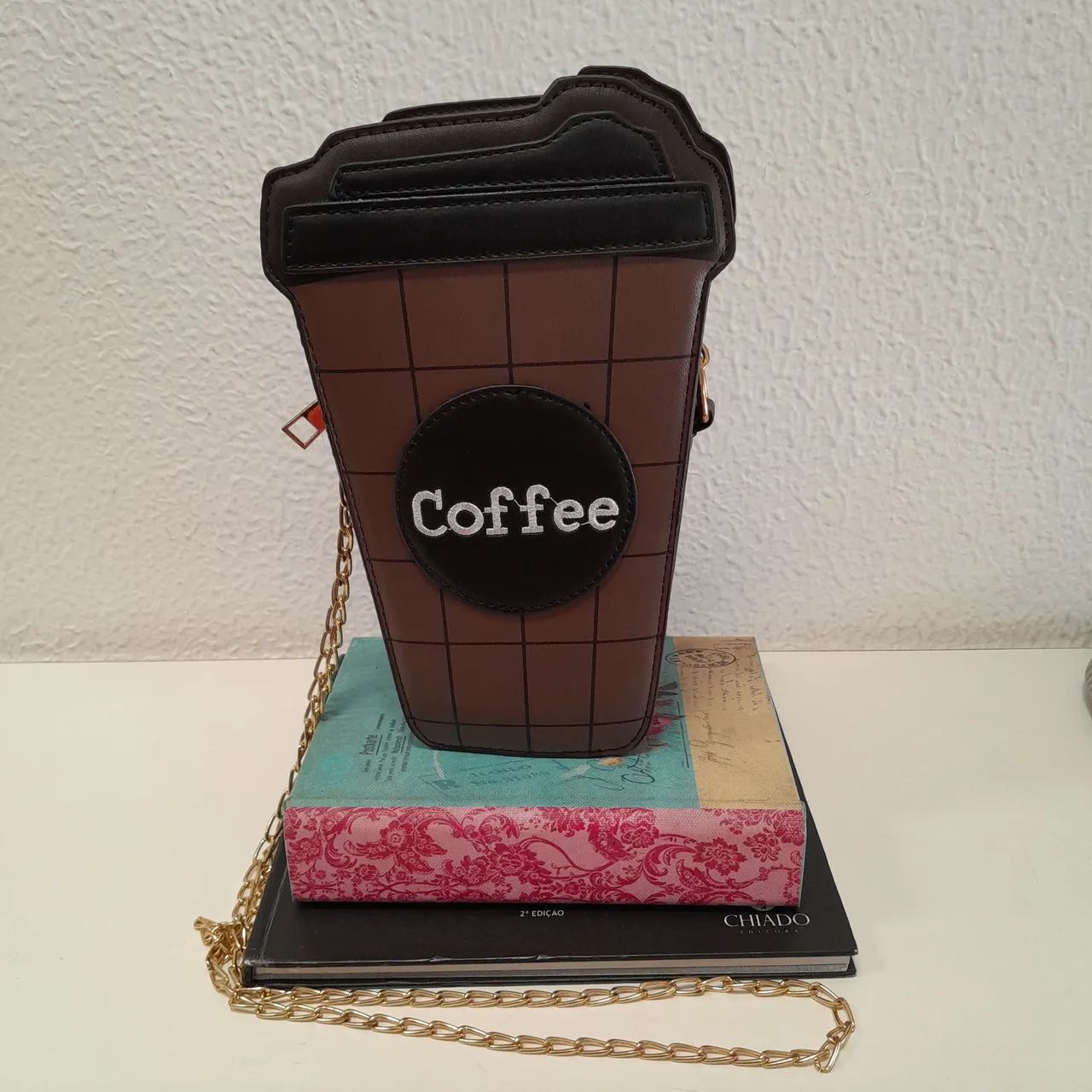 *COPO DE CAFÉ* bolsa pequena divertida