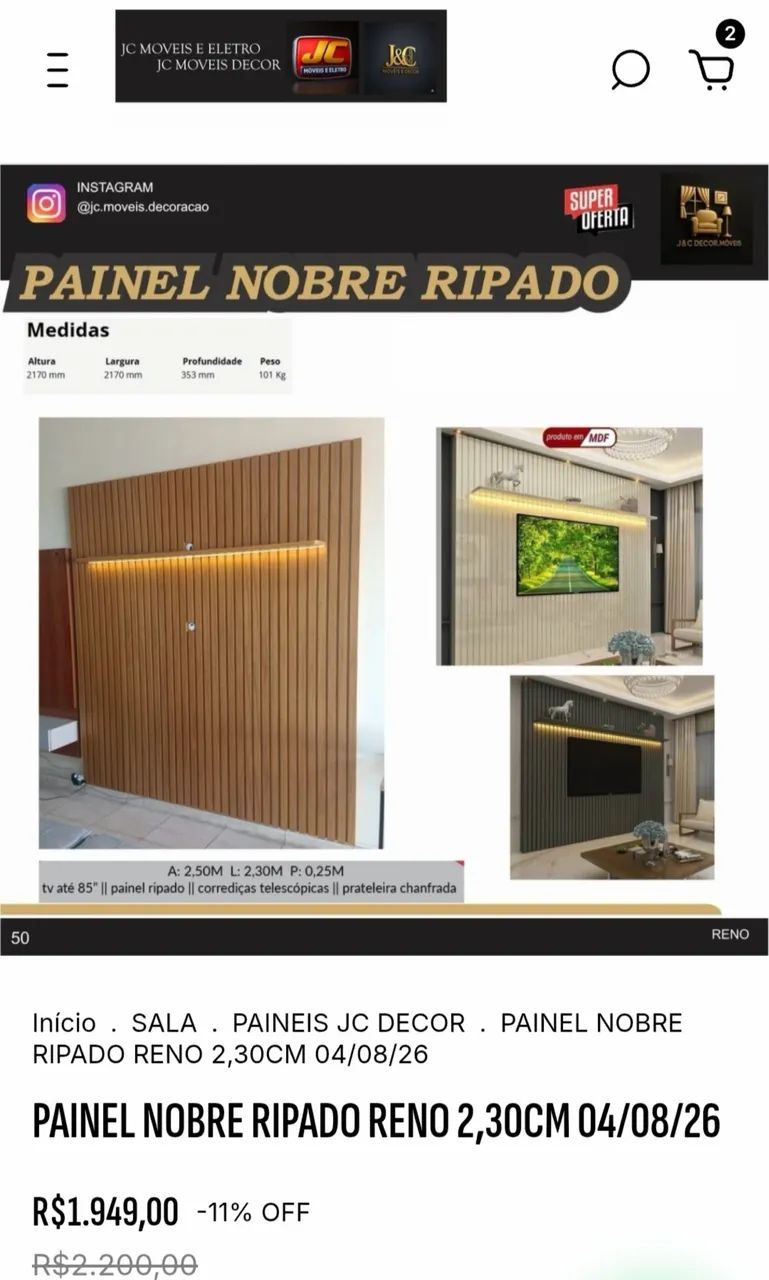 PAINEL NOBRE EM MDF