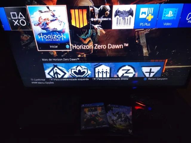 Ps4 Slim 1TB c/ 2 Controles e Jogos - Foto 2