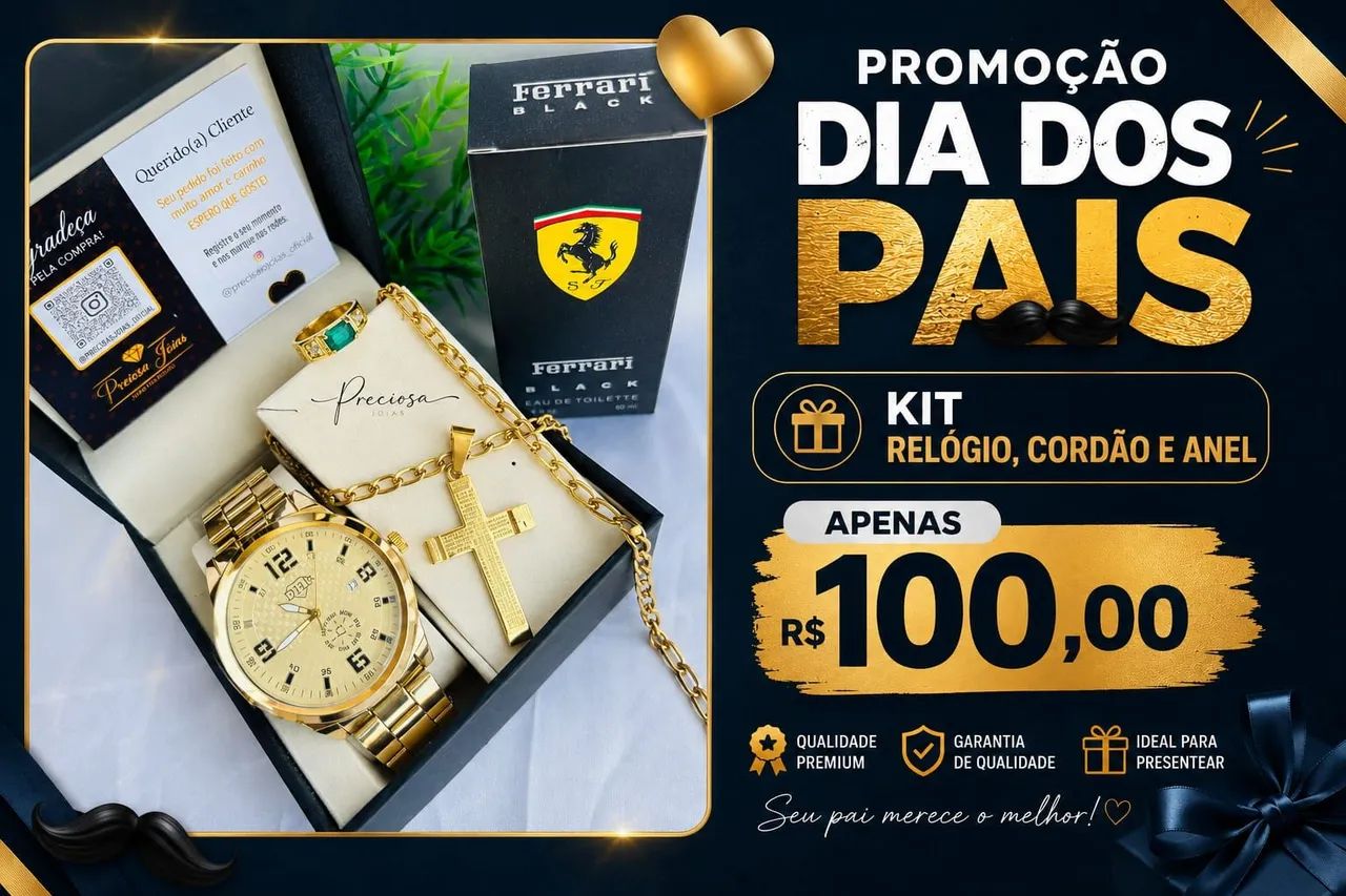 ? KIT MASCULINO ESPECIAL DIA DOS PAIS ? - Foto 5