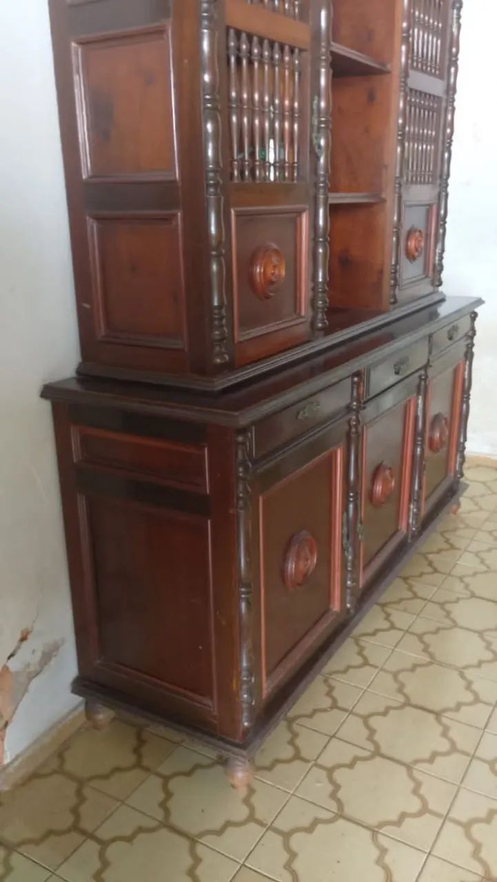 Arca buffet  colonial madeira maciça, antiquário  - Foto 2