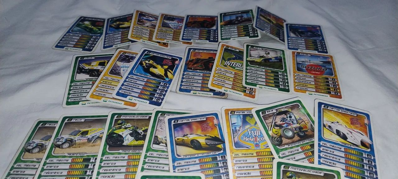 Lote 25 Cartas speed Racer 