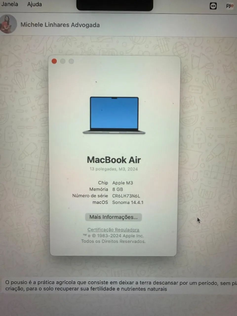 MacBook Air M3 8 GB 13" 256 GB - Foto 3
