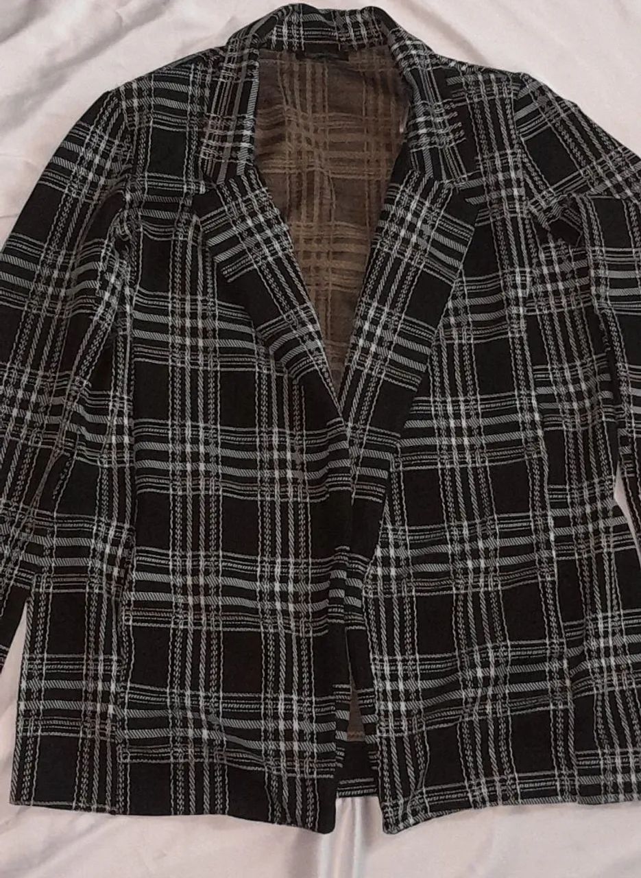 Blazer Carlota Costa Xadrez 