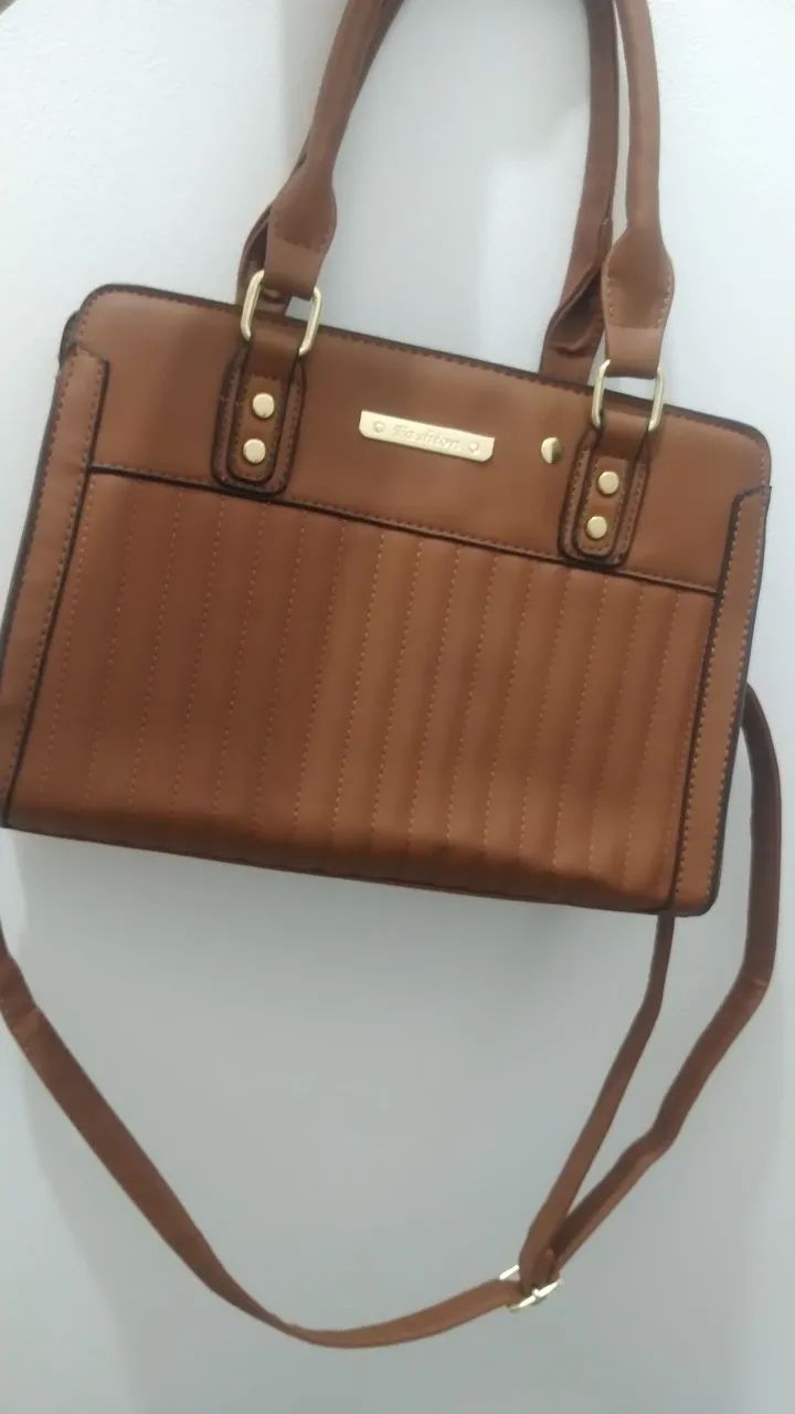 Bolsa marrom Nova - Foto 4