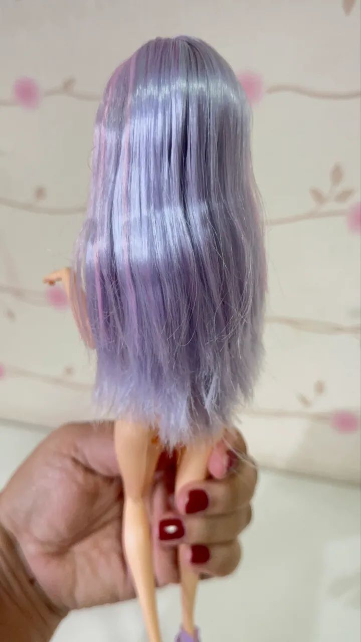 Barbie sereia Roxa - Foto 2