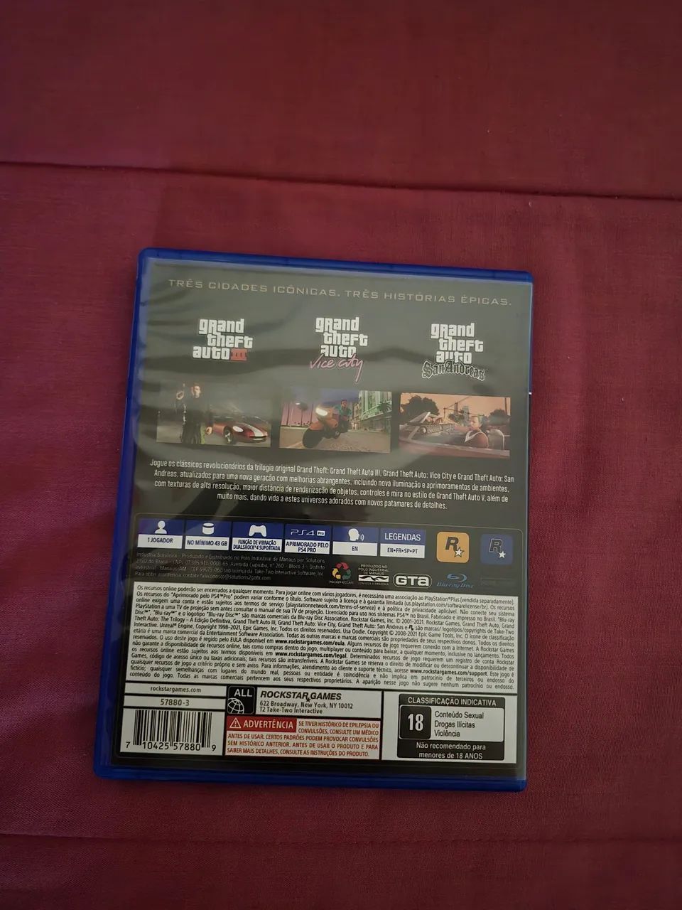GTA Trilogy PS4 Excelente Estado - Foto 2