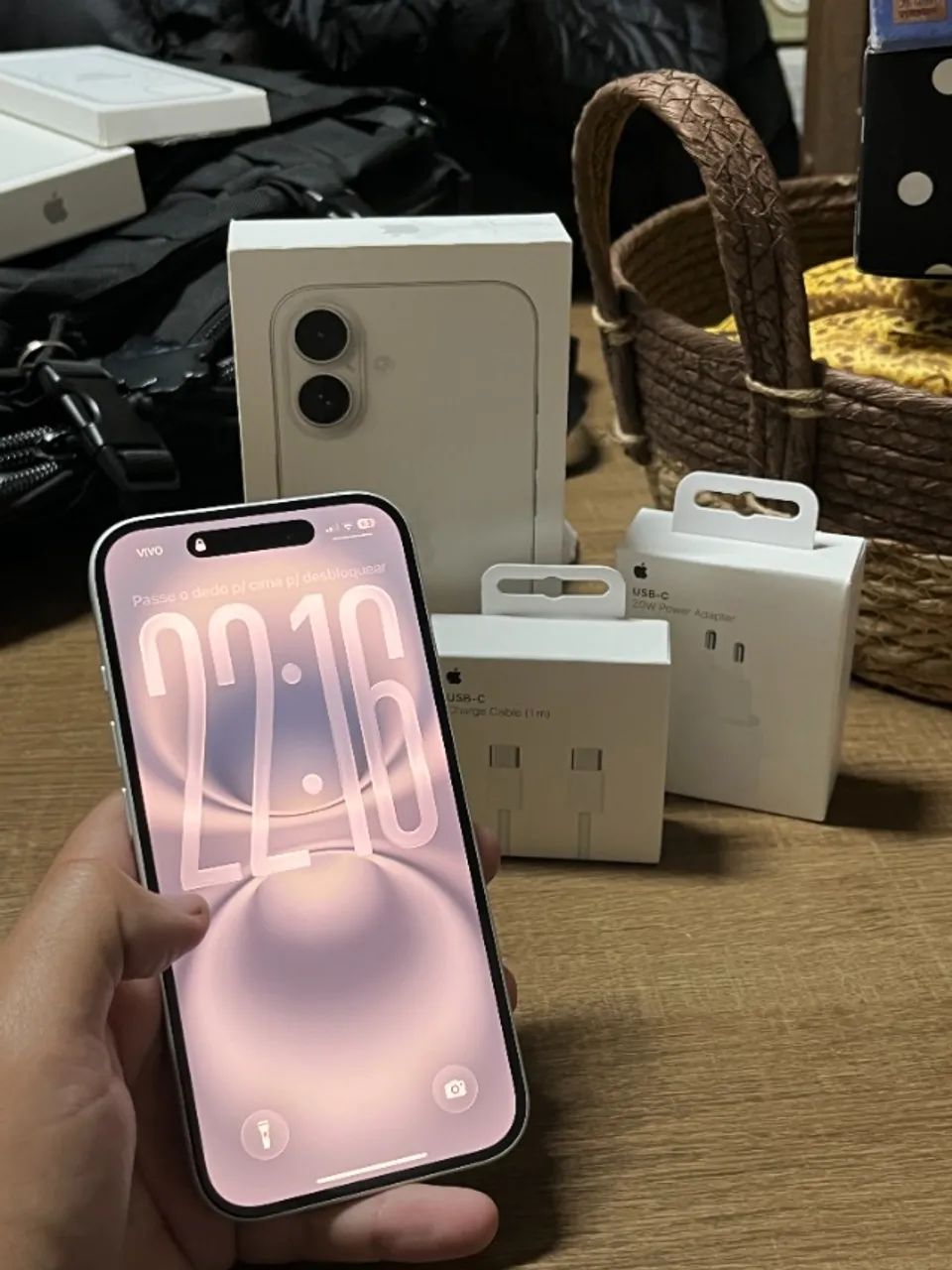 iPhone 16 128GB Branco | Bateria 100% | Uso pessoal meu