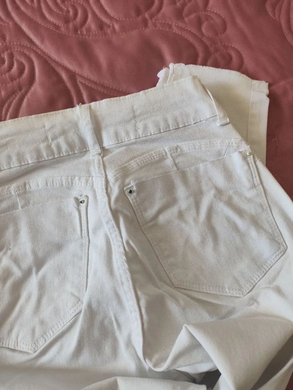 Calça skinny branca 36 - Foto 2