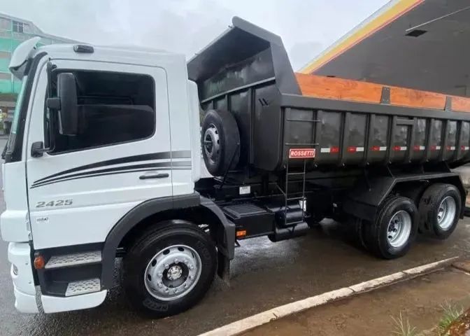  MB atego 2425 2010  caçamba  - Foto 10