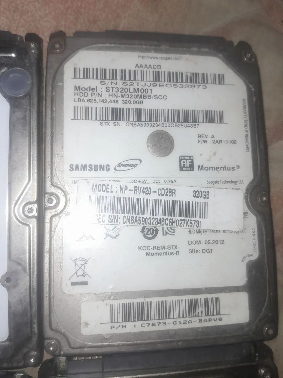 Lote de HDs de notebook com defeito  - Foto 6