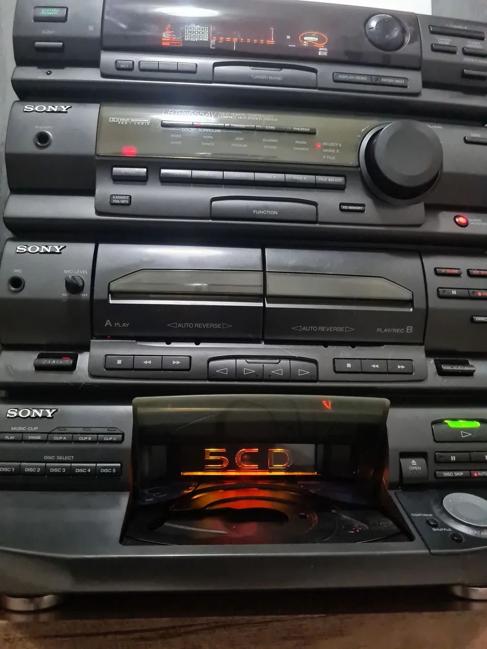 Central Som Sony lbt 555av+ (Bluetooth interno)