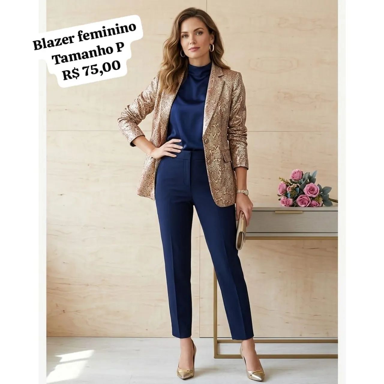 Blazer feminino linha premium luxo  - Foto 2