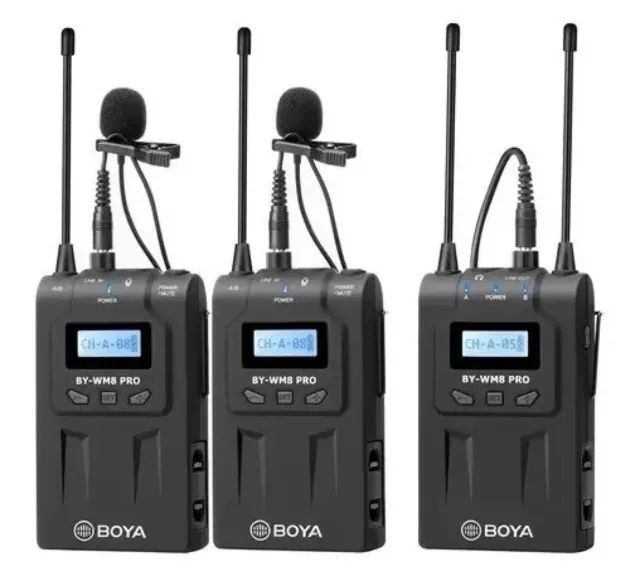 Microfone Sem Fio Boya By-wm8 Pro K2 Omnidirecional - Foto 2