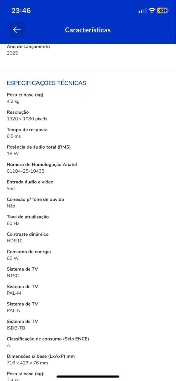 Televisão 32 TCL444716910118195203