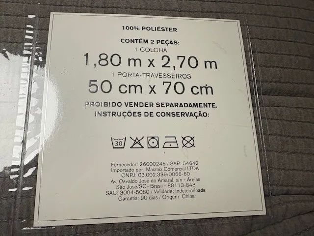 JOGO COLCHA SOLTEIRO COM PORTA TRAVESSEIRO CAMICADO - Foto 3