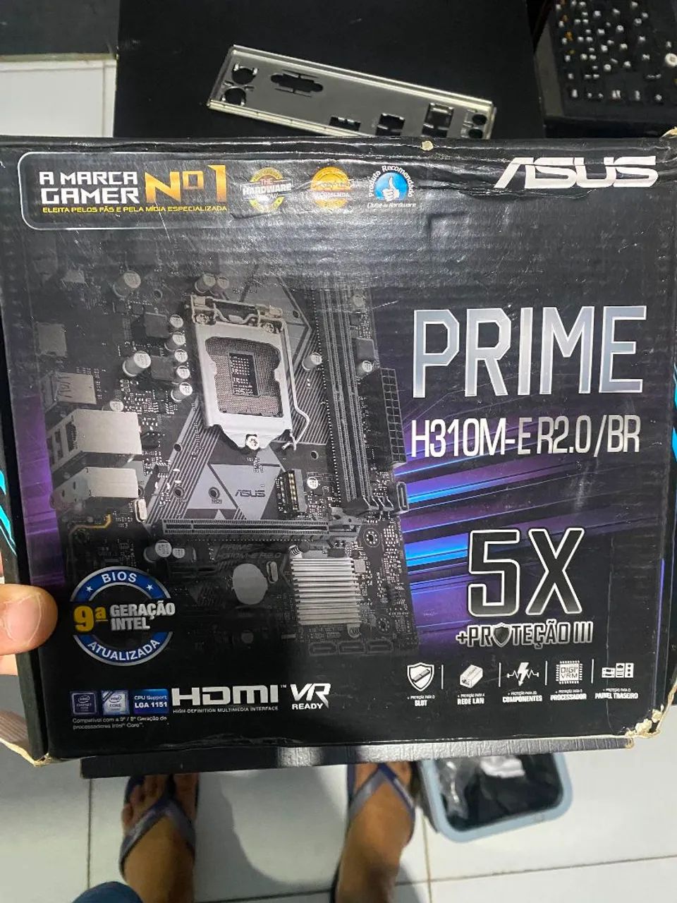Placa mãe Asus Prime H310M-E - Foto 3