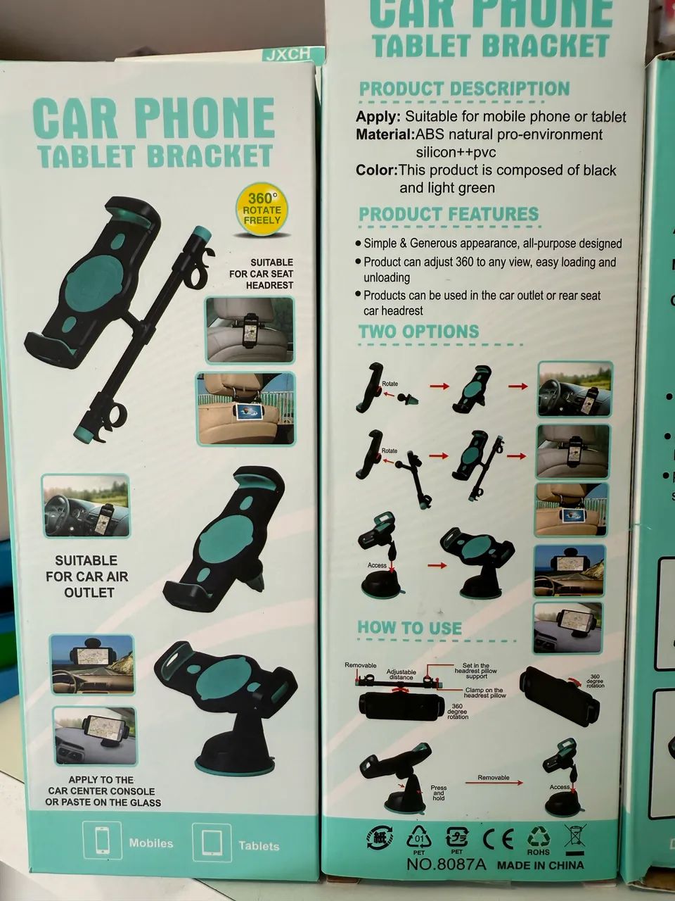 Suporte veicular para celular 3 em 1 